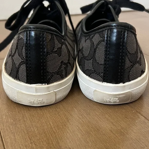 COACH “Empire” Black and White Sneakers - Picture 4 of 7